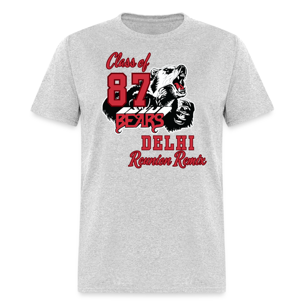 DHS Class of 87 Classic T-Shirt (4 Colors) Unisex Classic T-Shirt | Fruit of the Loom 3930 Krazy Heart Designs Boutique heather gray S 