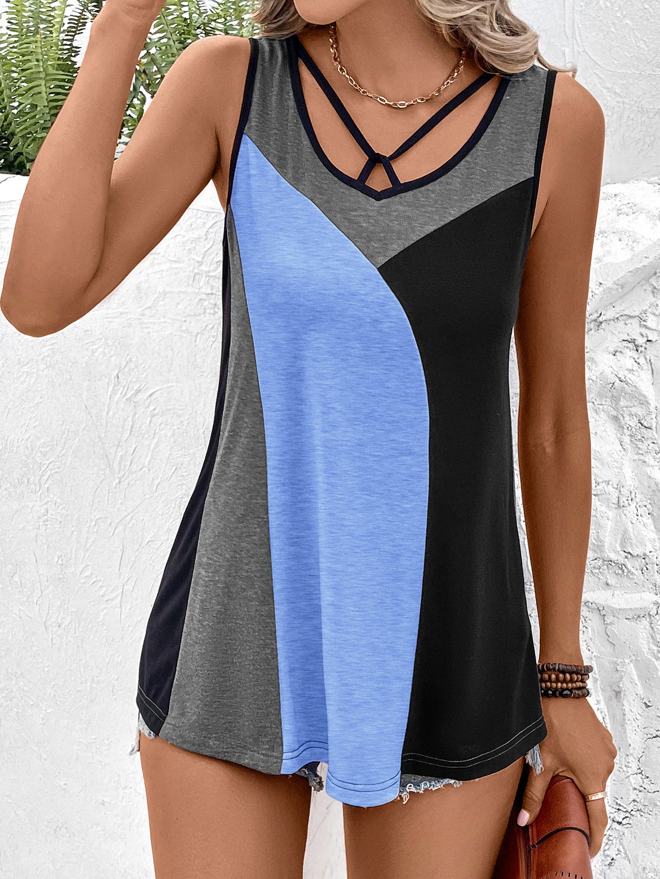 KHD Color Block Tank Top (3 Colors)  Krazy Heart Designs Boutique   