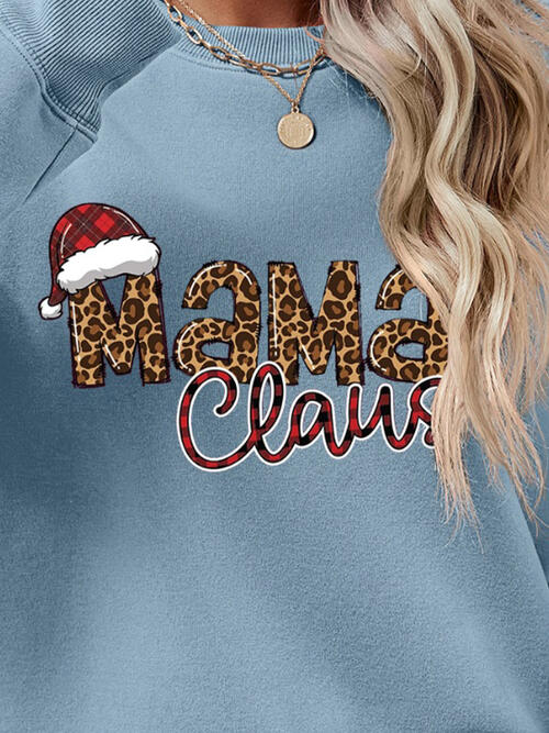 Mama Claus Long Sleeve Sweatshirt (9 Colors) Shirts & Tops Krazy Heart Designs Boutique   