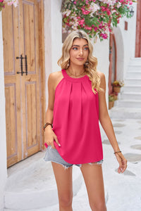 Grecian Neck Sleeveless Top Shirts & Tops Krazy Heart Designs Boutique   