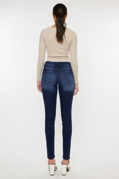 Kancan Mid Rise Gradient Skinny Jeans pants Krazy Heart Designs Boutique   