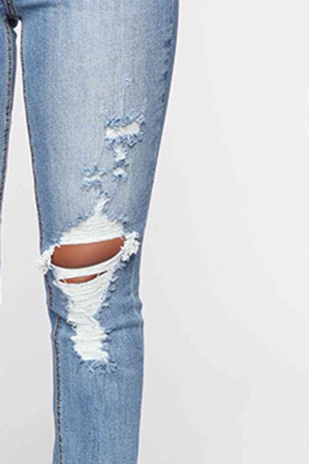 KHD Distressed Slit Jeans  Krazy Heart Designs Boutique   