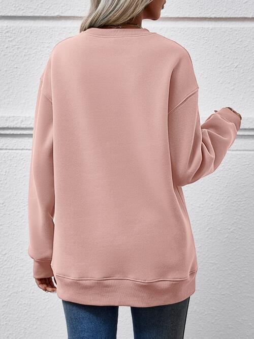 MERRY AND BRIGHT Long Sleeve Sweatshirt (9 Colors)  Krazy Heart Designs Boutique   