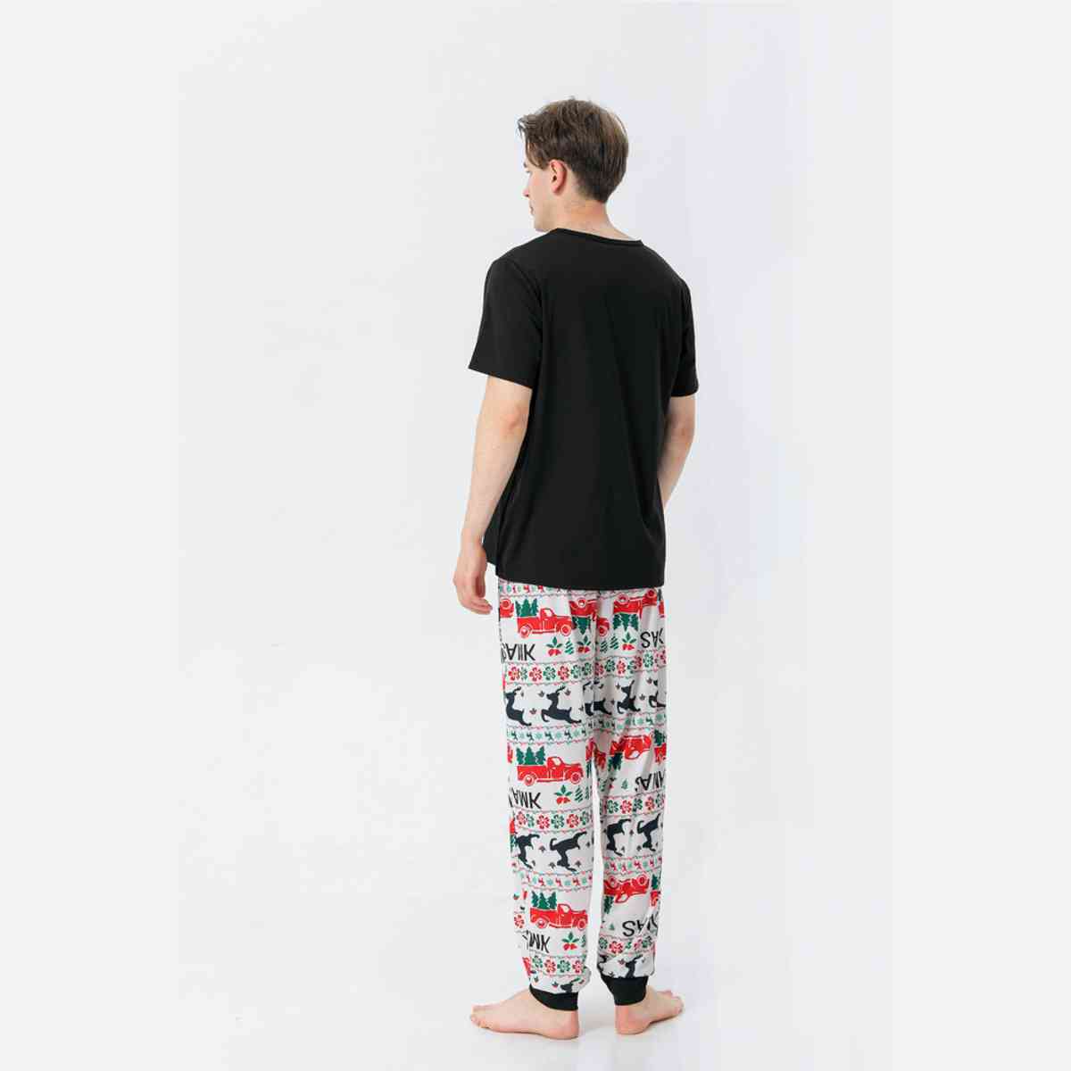 MERRY CHRISTMAS Graphic Top and Printed Pajama Set for Men  Krazy Heart Designs Boutique   