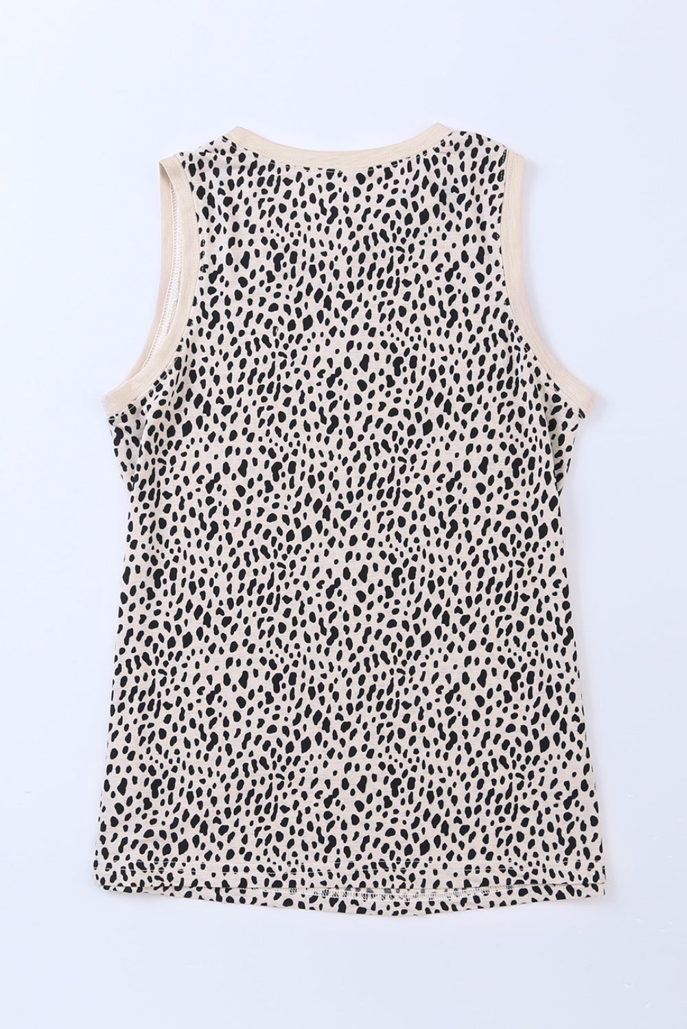 Leopard Printed Round Neck Tank  Krazy Heart Designs Boutique   