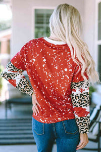 MERRY AND BRIGHT Graphic Round Neck Sweatshirt Shirts & Tops Krazy Heart Designs Boutique   