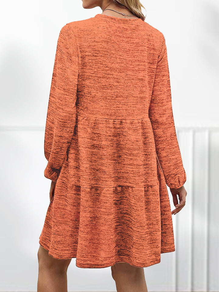 Square Neck Long Sleeve Dress (4 Colors)  Krazy Heart Designs Boutique   