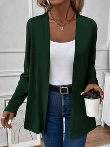Open Front Long Sleeve Cardigan (3 Colors)  Krazy Heart Designs Boutique   