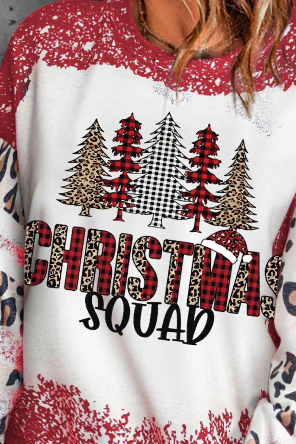 Christmas Tree Squad Graphic Sweatshirt  Krazy Heart Designs Boutique   