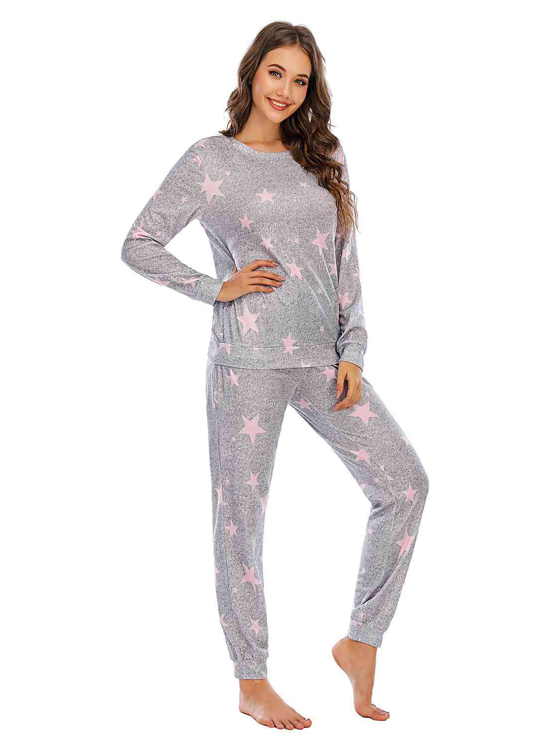 Star Top and Pants Lounge Set (4 Colors) Loungewear Krazy Heart Designs Boutique   