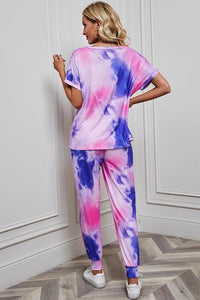 Tie-Dye Top and Pants Set (5 Colors) Loungewear Krazy Heart Designs Boutique   