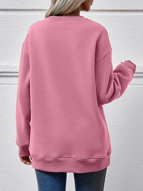 MERRY AND BRIGHT Long Sleeve Sweatshirt (9 Colors)  Krazy Heart Designs Boutique   