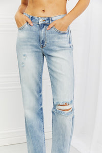 Judy Blue Natalie Full Size Distressed Straight Leg Jeans  Krazy Heart Designs Boutique   