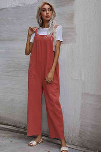 Wide Leg Overalls with Front Pockets (2 Colors)  Krazy Heart Designs Boutique   