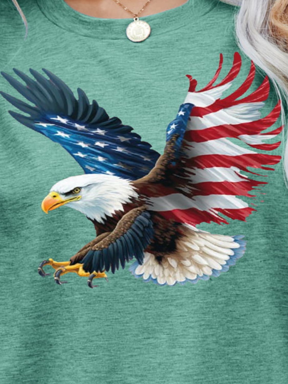 US Flag Eagle Graphic Tee (5 Colors)  Krazy Heart Designs Boutique   