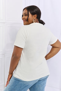 Simply Love Full Size GAMEDAY Graphic Cotton Tee (2 Colors)  Krazy Heart Designs Boutique   