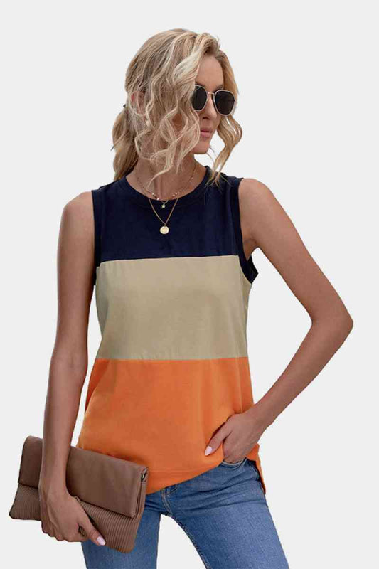 Color Block Tank Top (3 Colors)  Krazy Heart Designs Boutique   