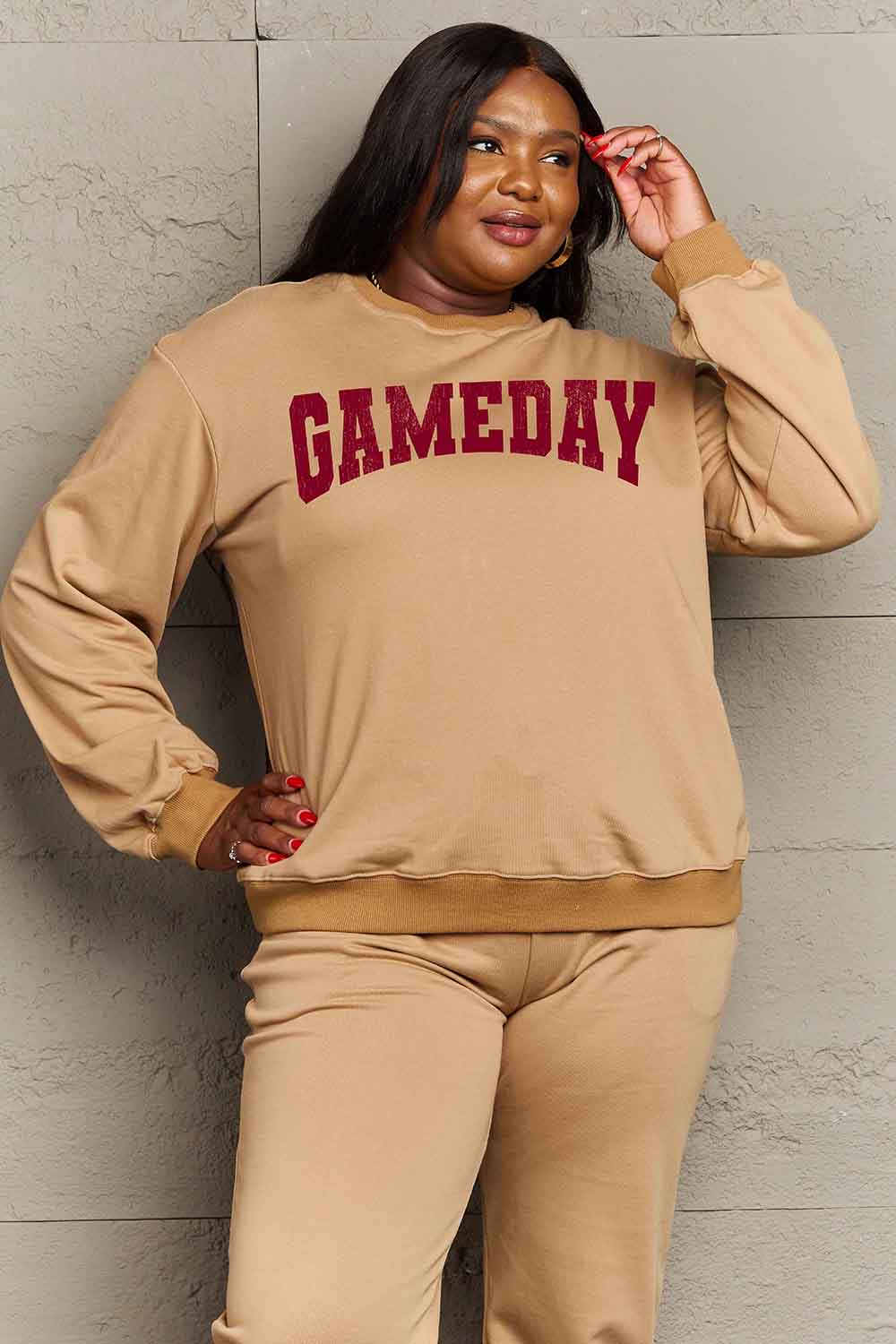 Simply Love Full Size GAMEDAY Sweatshirt  Krazy Heart Designs Boutique   