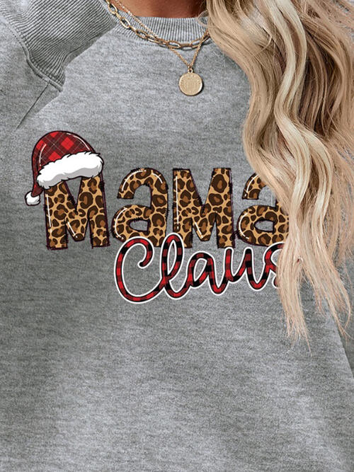 Mama Claus Long Sleeve Sweatshirt (9 Colors) Shirts & Tops Krazy Heart Designs Boutique   