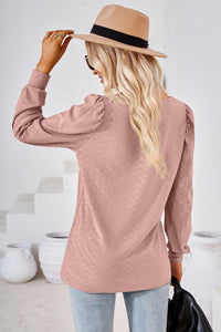 Square Neck Puff Sleeve Blouse (8 Colors)  Krazy Heart Designs Boutique   