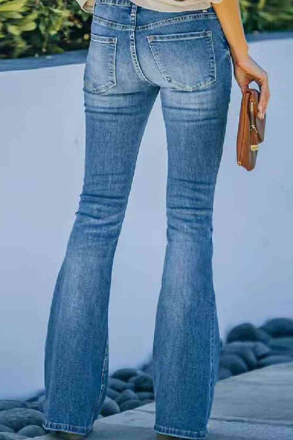 KHD Wide Leg Long Jeans  Krazy Heart Designs Boutique   