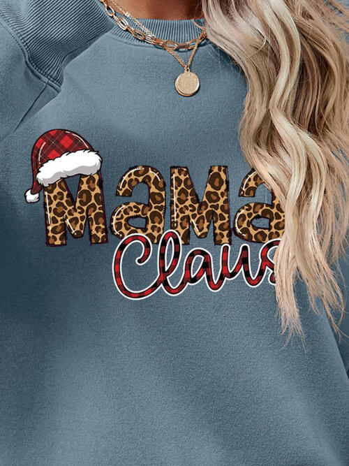 Mama Claus Long Sleeve Sweatshirt (9 Colors) Shirts & Tops Krazy Heart Designs Boutique   