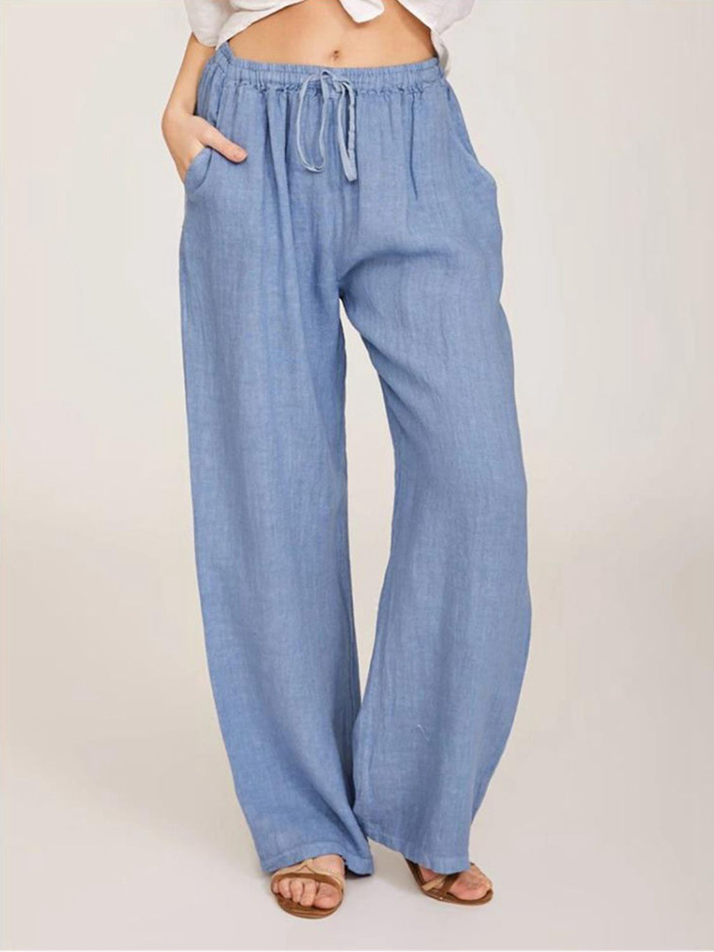 Full Size Long Pants  Krazy Heart Designs Boutique Misty  Blue S 
