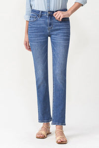 Lovervet Full Size Maggie Midrise Slim Ankle Straight Jeans  Krazy Heart Designs Boutique Medium 24 