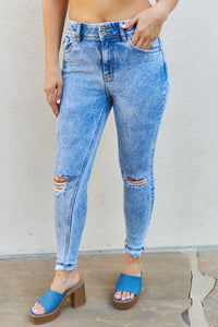 Kancan Emma Full size High Rise Distressed Skinny Jeans  Krazy Heart Designs Boutique Light 0(23) 