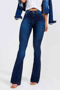 KHD Buttoned Long Jeans  Krazy Heart Designs Boutique Dark S 