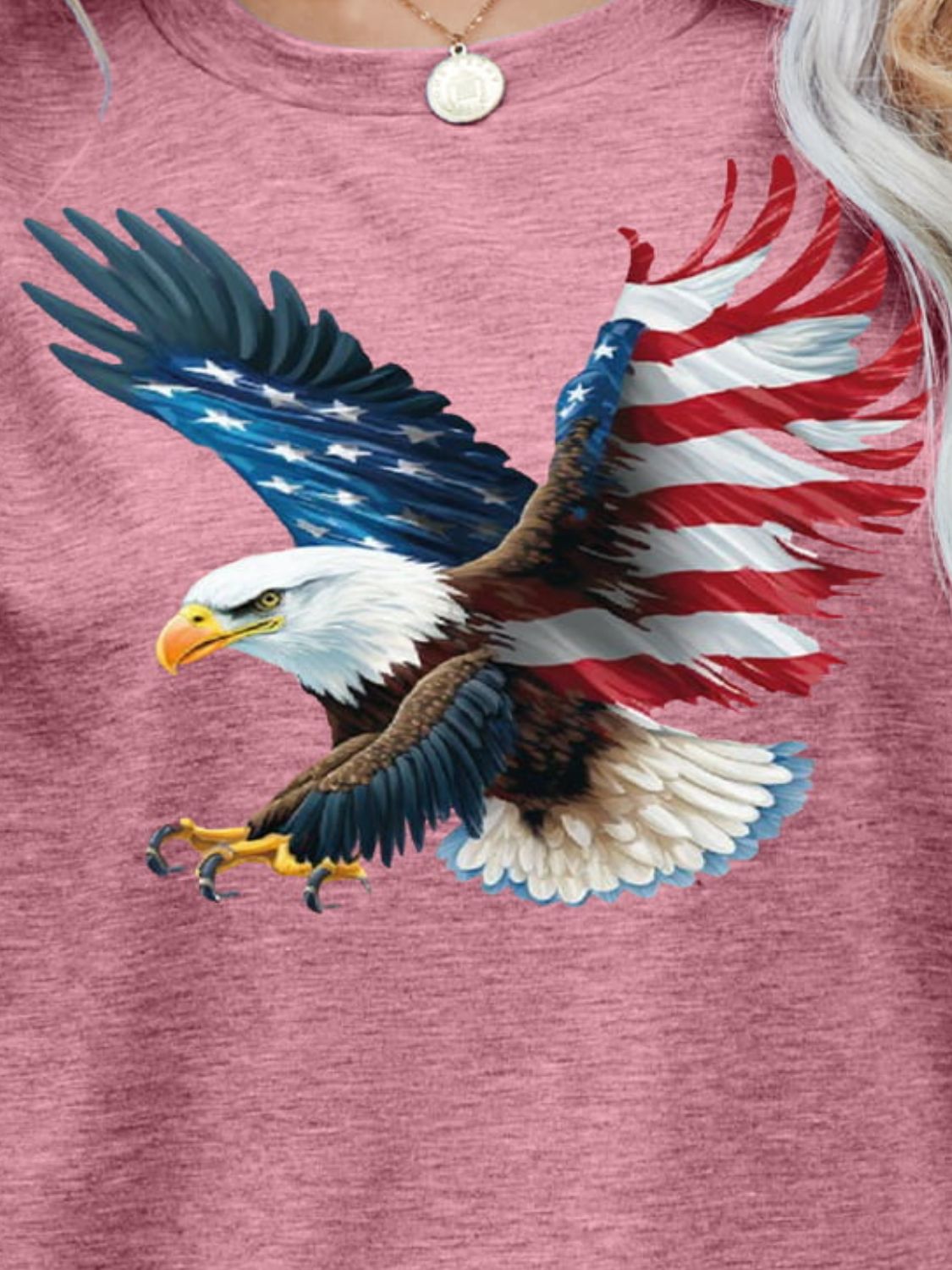 US Flag Eagle Graphic Tee (5 Colors)  Krazy Heart Designs Boutique   