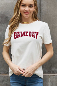 Simply Love Full Size GAMEDAY Graphic Cotton Tee (2 Colors)  Krazy Heart Designs Boutique   