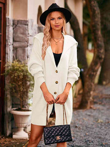 Dropped Shoulder Long Sleeve Cardigan (3 Colors)  Krazy Heart Designs Boutique   
