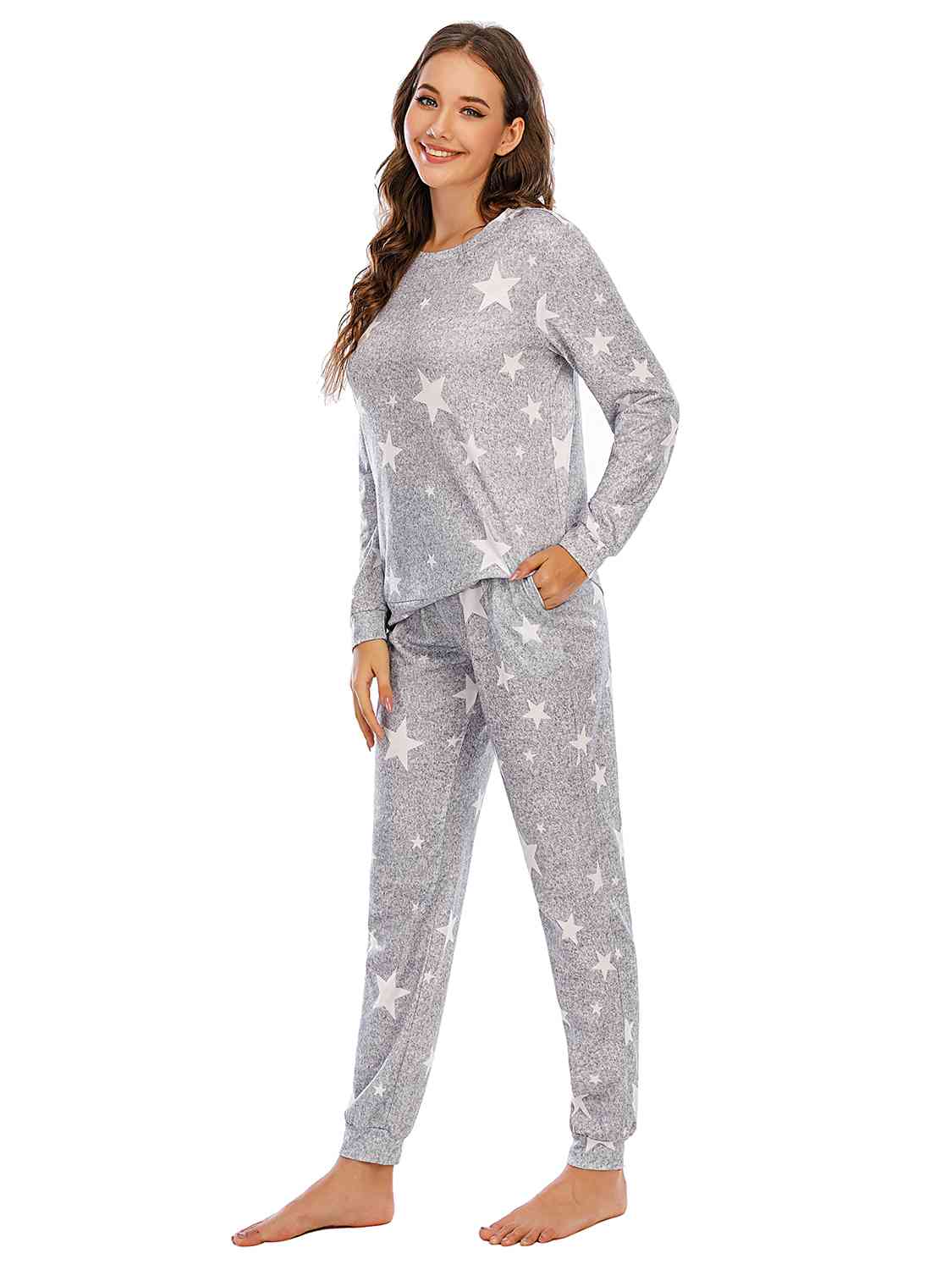 Star Top and Pants Lounge Set (4 Colors) Loungewear Krazy Heart Designs Boutique   