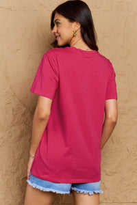 Simply Love Full Size FLOWER Graphic Cotton Tee  Krazy Heart Designs Boutique   