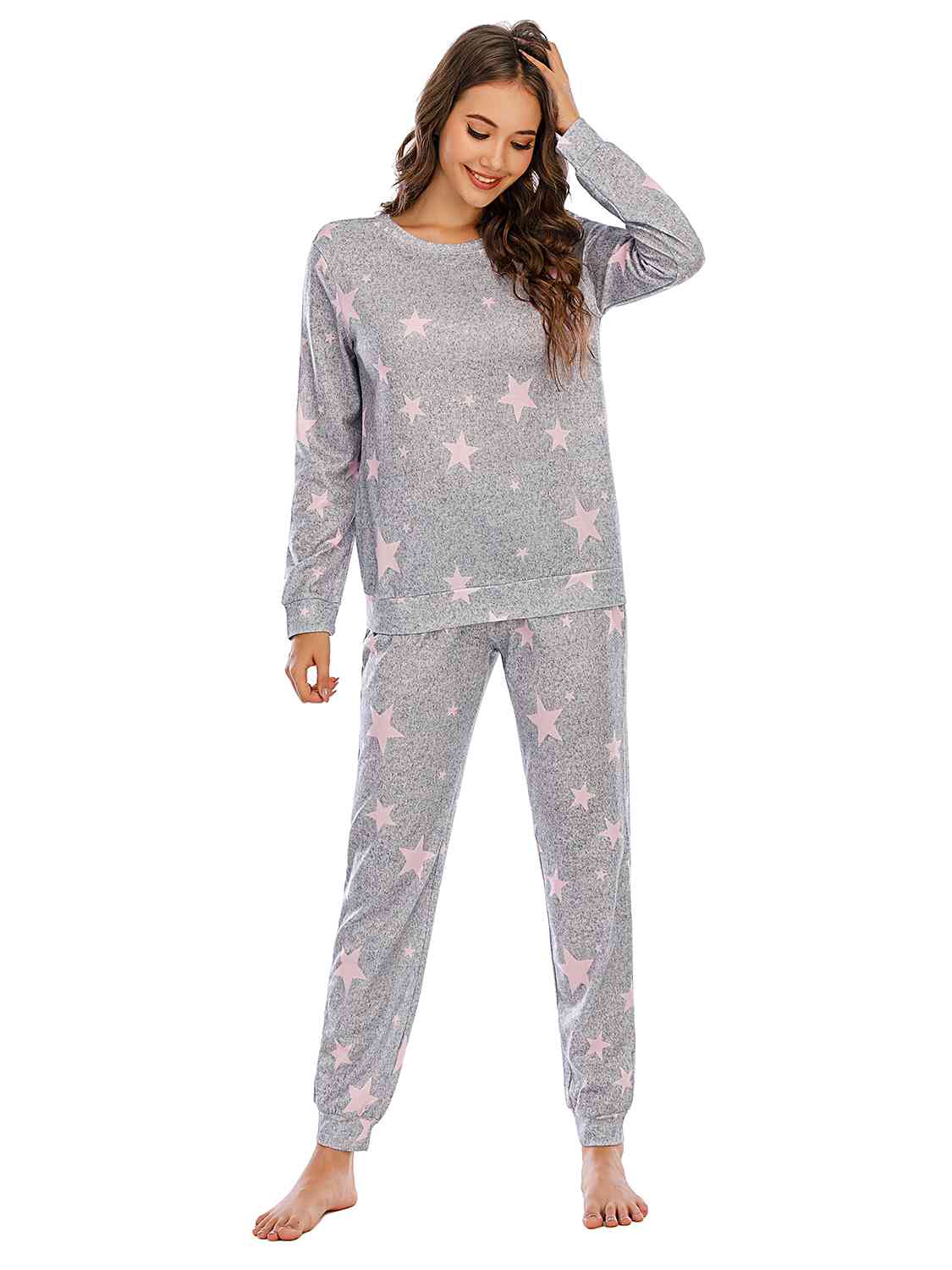 Star Top and Pants Lounge Set (4 Colors) Loungewear Krazy Heart Designs Boutique   