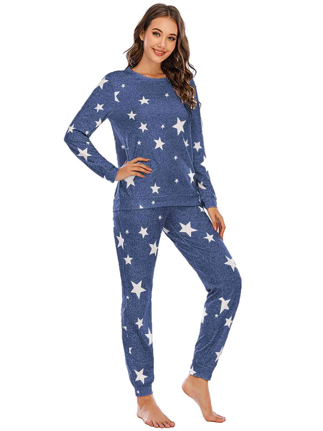 Star Top and Pants Lounge Set (4 Colors) Loungewear Krazy Heart Designs Boutique   