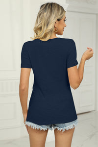 Twisted V-Neck T-Shirt (7 Colors)  Krazy Heart Designs Boutique   